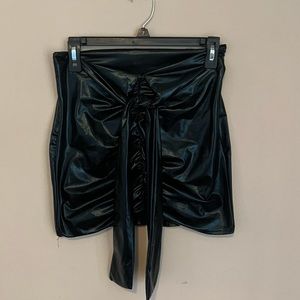 NWT ASOS Femme Luxe Faux Leather Mini Skirt